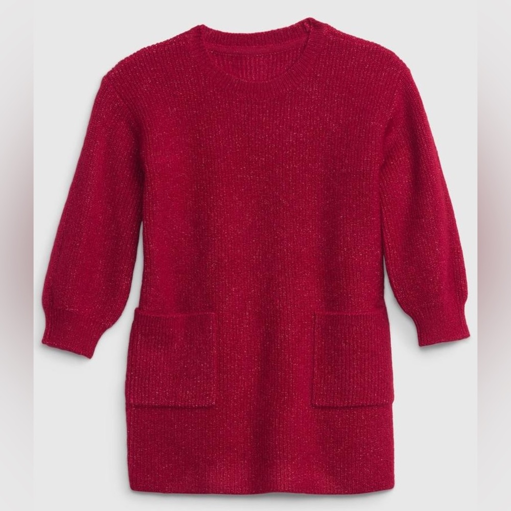 GAP kids girls‎ dress sweater Rich Red -Zise 5 toddler zise